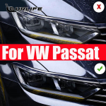 TPU must l&auml;bipaistev auto esitulede kaitsekile Volkswagen Passat B8 2018 kleebis vw variandile 2pcs