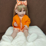 55 cm Reborn Dolls Pehme silikoonkorpuse vin&uuml;&uuml;list nukualus T&uuml;drukule vasts&uuml;ndinud beebiprintsess Beebit&uuml;druku nukukingitused lapsele