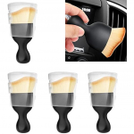 4 tk Pehmed autode detailide harjad Kaasaskantav puhastushari Armatuurlaud &otilde;hu v&auml;ljalaskeava tolmu eemaldamise puhastusharjad Kodukontori detailide puhastamise t&ouml;&ouml;riistad 16x12x5cm