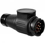 13 kontaktiga pistik 13 kontaktiga haagise pistik 13 kontaktiga 12 V haagise adapter 13 kontaktiga pistiku adapter haagise haagise pistik haakekonksu konnektori jaoks 13x6x5cm