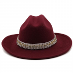 2022. aasta uus laia &auml;&auml;rega lihtne Church Derby &uuml;laosa, Panama tahke vildist Fedorase m&uuml;ts p&auml;rliga naistele kunstvillasegu jazz-m&uuml;ts 56-58CM