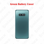 Tagumise klaasi vahetus Samsung Galaxy S10e SM-G970 G9700 aku tagaukse kate koos kaamera raami objektiivi kleebisega CE battery cover8ah