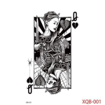 Ajutine t&auml;toveering, must p&auml;evalill pojeng, lill, t&auml;toveering, naine XQB-001