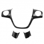 1tk Ford Focus 3 Mk3 jaoks (2012-2014 )/Kuga 2013&ndash;2015 tarvikud Auto Styling Rooli trimmikatte kaane kleebise kaunistus