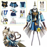 Kirara Cosplay kost&uuml;&uuml;m, t&auml;iskomplekt rollim&auml;ngutarvikud Kirara Cosplay parukakost&uuml;&uuml;m L-(Full set+wig)