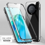 360&deg; metallist kaitserauaga adsorptsiooniga magnetiline klapp&uuml;mbris Honor Magic5 Lite 5g kahepoolse karastatud klaasiga Coque Honer Magic 6 Lite 5g jaoks For Honor X40 5G