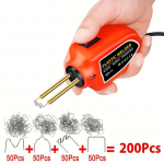 100W klammerdaja plastist keevitusmasin plastist p&otilde;rkeraua jootekolb garaažit&ouml;&ouml;riistad auto kaitserauad paranduskomplektid PVC keevitusmasin Welder with 200Pcs Nails