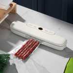 Vaakumtihendusmasina stiilis pistikk&ouml;&ouml;gi vaakumpakendaja masin koos tasuta 10 tk vaakumkottidega V&auml;ikesed tihendusmasinad toidu vaakumkotid EU