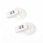 1 paar auto sisemise aknaklambri kinnitusega must imikorgi klamber plastikust imiku eemaldatav hoidik p&auml;ikesevarju kardina k&auml;ter&auml;tiku jaoks 1