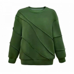 S&uuml;giskampsunid Riided Korea topid O-kaelusega Lahtine soliidne Pullover Hoodie Naiste pikkade varrukatega kapuutsiga naiste pulloverid 29578 S roheline