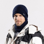 Talvine silmkoeline m&uuml;ts Sall Kaheosaline komplekt Meestele Naistele V&auml;lisk&otilde;rvakaitse Velvet Soe Pullover Villane Suusam&uuml;tsi Skullies Beanies roosa
