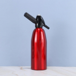 Kasutusjuhend 1L sooda sifoon CO2 dosaator VEEmulli generaator jaheda joogi kokteiliga soodamasin alumiiniumbaar DIY soodamasin 1000ml punane