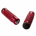 2 t&uuml;kki mootorratta tagumised jalatoed kaass&otilde;itja jalatugi M8 CNC alumiiniumist libisemisvastane asendus tagaosa punane