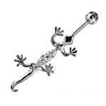 925 Sterling H&otilde;bedast Ripuv Salamander Nabaaugustamise Ehted gray