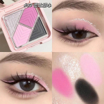 4 v&auml;rvi lauv&auml;rvipalett Sinine Roheline Glitter Pearly Matt Must Roosa Maa v&auml;rvi Lauv&auml;rvi meik P&uuml;siv Korea kosmeetika 1tk