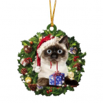 J&otilde;ulumultika kassi rippuv kaunistus akr&uuml;&uuml;list korduvkasutatav auto tahavaatepeegel multikas j&otilde;ulupuu kaunistus ripats peotarbed kingitus E