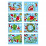 8 tk/komplekt j&otilde;uluakna kleebis Rohelised juuksed p&auml;kapikk lumehelves puu p&otilde;der p&uuml;hadekaunistus Eemaldatav PVC elektrostaatiline klaas klammerdumine kleebis peotarbed 8pcs