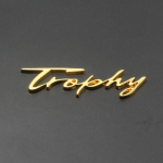 Auto modifikatsioon MG6 Car Logo Trophy Inglise standardsed isikup&auml;rastatud autokleebised Auto metallist kere k&uuml;ljesildi kaunistus must