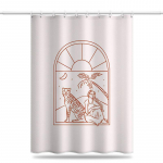 Vannitoa paksendatud veekindel kardin Hallituskindel du&scaron;ikardin Du&scaron;ikardin du&scaron;ikardin Vannitoa kardin vaba perforatsioon 80x180