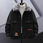Meeste fliisist teksajakk, suur suurus 8xl Retro lahtine teksajakk 8XL