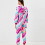 Kigurumi Animal Cosplay kapuutsiga kombinesoon pidžaama meeste naiste pikkade varrukatega talvine soe Rompe magamisriided Panda Lion, leopard, elevant, sebra, tiiger cosplay S