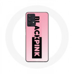 Samsung Galaxy A32 4G &uuml;mbris Blackpink roosa ja must logo
