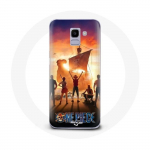 &Uuml;mbris Samsung Galaxy J6 2018 One Piece Poster Crews Art Season 1 jaoks