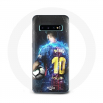Coque pour Samsung Galaxy S10 Lionel Messi Club de football de Barcelone FCB