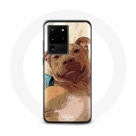 &Uuml;mbris Samsung Galaxy S20 Ultra-Ameerika pitbullterjeri pruunile