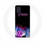 Coque pour Samsung Galaxy A51 Exo Groupe K-pop Logo Chanson Promise