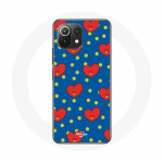 Coque pour Xiaomi Mi 11 Lite BTS Bangtan Gar&ccedil;ons BT21 TATA de V Fond Bleu