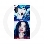 Coque pour Xiaomi Redmi Note 5 Pro Blackpink Groupe K-pop Filles Lisa et Jisoo Lovesick girls poster the album