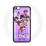 Coque pour Iphone 8 BTS TinyTAN Animation Affiche RM Jin Suga J-Hope Jimin Jungkook Et V