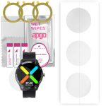 3x apgo h&uuml;drogeelekraani kaitsekile Watchmark Outdoor WG1 jaoks, h&uuml;drogeelkile, h&otilde;lpsasti paigaldatav positsioneerimiskihiga