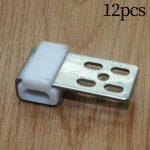 12 t&uuml;kki Diivanvoodi Vedruklambrid 1,5 mm Paksus &Uuml;hendusdetailid Viie auguga Metallist Tarvikud Polsterdus