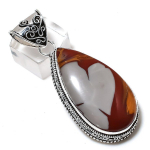 Natural Noreena Jasper Gemstone 925 Sterling Silver Gift Pendant 2.32 e0i14