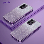 Luksuslik gradiendiga s&auml;delev &uuml;mbris Xiaomi Redmi Note 13 12 Pro 12S 11 10 9 9S Redmi 13C 12C 10C K60 K50 silikoonist tagakaas Redmi 12C lilla