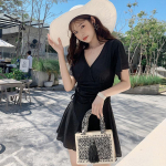 &Uuml;hes t&uuml;kis ujumistrikoo naiste seelik &otilde;huke V-kaelusega v&auml;ike rinnakorvi Boxer &uuml;hes t&uuml;kis ujumistrikoo naiste seelik A-joonega ujumiskleit XL