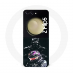 Coque Samsung Galaxy Z Flip5 Lewis Hamilton Black Panther