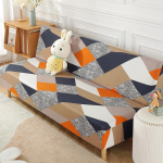 Nordic k&auml;etu diivanvoodi piim siidist k&otilde;ikeh&otilde;lmav elastne universaalne diivan T&auml;iskattega diivanipadi diivani kate 120-150CM