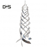 Linde t&otilde;rjuv spiraalreflektor Peegeldav tuulevurr siseruumides &otilde;ueaeda talu Rippuva linnut&otilde;rjeseadme kaunistus h&otilde;be