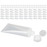 50 Pcs Empty Cosmetic Tube Container Transparent for Travel Containers iletries 10gScrew