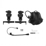 K&otilde;rvaklappide k&otilde;rvaklapid Hunting k&otilde;rvaklappide kuulmiskaitsed niitmistegevuse pildistamiseks must