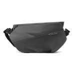 Meeste Crossbody kott Kokkupandav rinnakott Messenger kott Meeste ratsutamise mootorratta spordi &otilde;lakott must