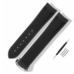 Kummist kellarihm omega moonwatch kellarihm 20mm 21mm 22mm silikoonist kellarihm kokkupandav lukk Kumera otsaga k&auml;ekella v&ouml;&ouml; 22mm