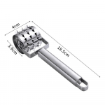 K&auml;eshoitav lihapehmendaja roostevabast terasest rullimine lahtiselt lihavasara rull-steiki veiseliha sealiha k&ouml;&ouml;gi k&uuml;psetust&ouml;&ouml;riist Uus h&otilde;be