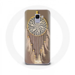 Coque pour Samsung Galaxy A8 2018 Attrape R&ecirc;ve marron Capteur de R&ecirc;ves