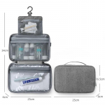 Reisi veekindel kokkupandav kuiva ja m&auml;rja tualett-tarvete kott Kosmeetikahoiukott Suure mahutavusega kosmeetikakott
