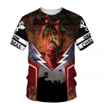 Meeste naljakas graafiline s&auml;rk Dragon Skull 3D tr&uuml;kitud T-s&auml;rgid S