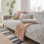 &Uuml;hev&auml;rviline libisemiskindel diivani kate Paks pehme pl&uuml;&uuml;s diivanipadja r&auml;tik elutoa m&ouml;&ouml;bli jaoks Decor Slipcovers diivanikatted 70x180cm 1pcs